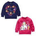 NammaBaby Girls Cotton Round Neck Sweatshirt...