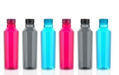 NARIYA AMAZING SHAPE OF PLASTIC LEAK-PROOF WATER BOTTLE UNBREAKABLE AND BPA-FREE BOTTLE(PACK OF 6)
