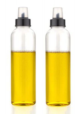 NARIYA Plastic Oil Dispenser Bottle for Kitchen (1000 Ml, Pack of 2)