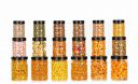 NARIYA Plastic Pet Storage Jar and Container, Set of 18 BPA Free Food Grade Canisters Air Tight Jars (350 ml, 650 ml, 1200 ml)...
