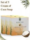 NARIYAL Set Of 3 Cream Of Coco Soap with De-Tan Properties- 50g each...