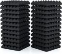 NASA Soundproof Acoustic Foam Panels, 1x1 Feet 2 Inch Extra Thick 40 Density Acoustic Panel | Professional Charcoal | High Density | Premium Quality (3 PCS)...