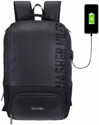 NASHER MILES  15.6 inch Laptop Backpack  (Black)