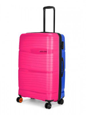 Nasher Miles Colourblocked Hard-Sided Trolley Suitcase