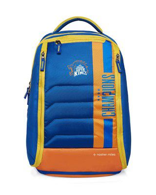 Nasher Miles CSK Backpack Multipurpose | 35 litres | 15.6 Inch Laptop Backpack