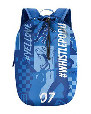 Nasher Miles CSK Blue Drawstring Cricket Daypack 15 L