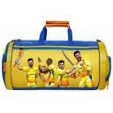 Nasher Miles CSK Yellow - Blue 4 Player Gym Bag Sports Duffel with Shoe Compartment 34 L...