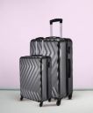 NASHER MILES Hard Body Set of 2 Luggage - Lombard Set Of 2 20-24 - Grey...