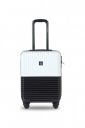 Nasher Miles Istanbul Hard-Sided ABS and PC Cabin Luggage Black and White 20 inch |55cm Trolley Bag...