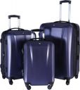 NASHER MILES  Large Check-in Suitcase (72 cm) - Canberra Set of 3 20-24-28 - Purple...