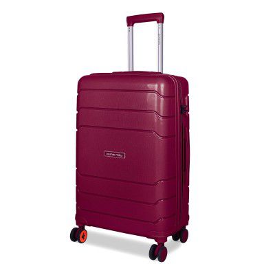 Nasher Miles Lisbon Hard-Sided Polypropylene Check-in Luggage 28 inch | 75cm | 8 Wheels Large Trolley Bag 