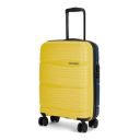 Nasher Miles Nicobar Hard-Sided Polypropylene Cabin Luggage Yellow and Navy Blue 20 inch |55cm Trolley Bag...