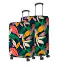 Nasher Miles Polyester Protective Luggage Cover Set of 2 (Small-Medium) - Jungle Design...