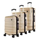Nasher Miles Rome Expander| Hard-Side| Luggage Set of 3 Bronze Trolley|Travel|Tourist Bags (55, 65 & 75 Cm)...