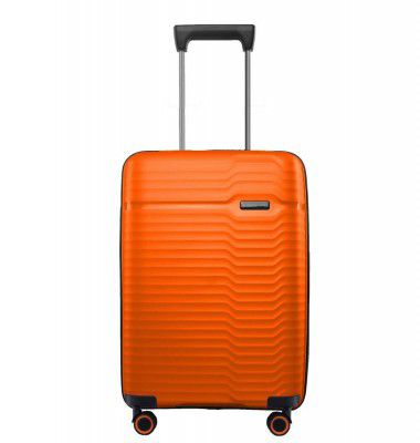 Nasher Miles Sahara Hard-Sided Polypropylene Cabin Luggage Orange 20 inch |55cm Trolley Bag