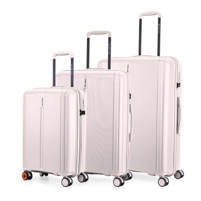 Nasher Miles The Line Hard-Sided Polypropylene Luggage Set of 3 | 55cm, 65cm & 75cm | 8 Wheels