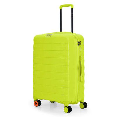 Nasher Miles Vienna Hard-Sided Polypropylene Check-in Luggage 24 inch | 65cm | 8 Wheels Medium Trolley Bag