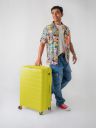 Nasher Miles Vienna Polypropylene Large Yellow Trolley Bag - 28 Inch (75 cm)...