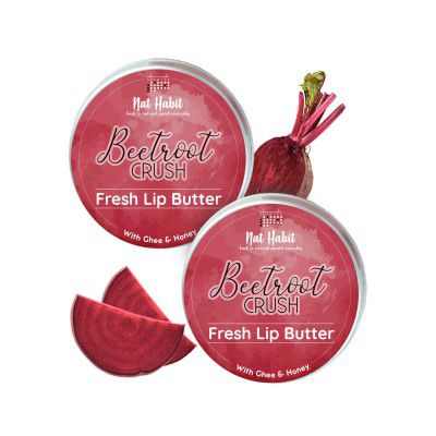 Nat Habit Lip Balm Fresh Beetroot Crush Lip Butter 10g