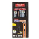 NATARAJ Gripwrite ball pen black | 10 Pcs Pack...