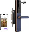 NATIVE By Urban Company Lock Pro with Camera Unlock & Doorbell Connect | 7-Way Unlock |Free Installation Smart Door Lock  (Blue)...