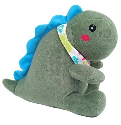 NATKHAT Baby Dino with Scarf - 20cm Soft Plush Toy 