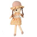 NATKHAT Cute Doll Lace Frock-Orange 35cm | Plush Toy for Kids...