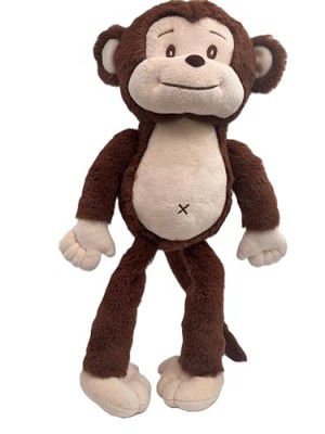 NATKHAT Patu Monkey Plush Toy - 40cm, Brown | Soft and Cuddly Stuffed Animal for Kids and Monkey Lovers