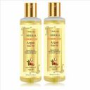 Natural Herbal 100% Pure & Organic Argan Hair Oil - Cold Pressed - No Mineral Oil & Silicones - For Shiny Nourished Hair (Pack Of-2) Hair Oil (420 ml)...