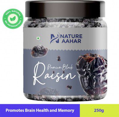 Nature Aahar Premium Black Raisins (1 x 250 g)