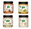 Nature Krafts Fresh and Healthy Premium Raw Nuts/Dry Fruits Pack of California Almonds, Cashew, Raisin & Salted Pistachio (200 gm * 4) (Jar Pack)...