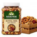 Nature Prime Royal Dry Fruit Mix | Premium Nuts & Dried Fruits Blend | Almonds, Cashews, Raisins, Pistachios, Walnuts| No Added Sugar | 500 Gm...