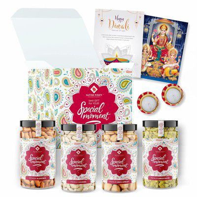 Nature Purify Dry Fruit Combo Pack 400g ( Almond, Cashew, Kishmish, Apricot 100g Each)  