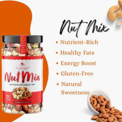 Nature Purify Mix Dry Fruits [ Cashews, Pistachios,Apricot,Black Raisins] Almonds - (1 kg)