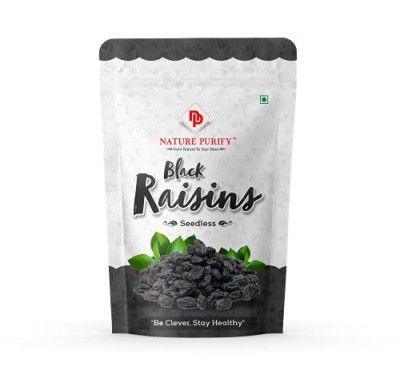 Nature Purify Premium Afghani Seedless Black Raisins -1kg