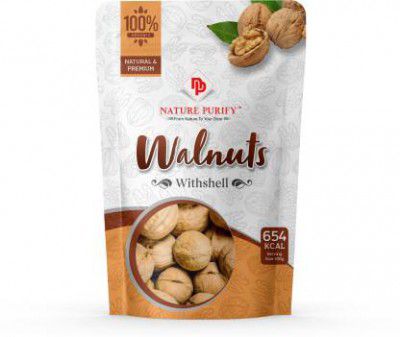 Nature Purify Walnuts With Shell,California Inshell Walnuts,Whole Akhrot,Inshell Walnuts Walnuts  (250 g)