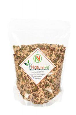 Nature Vit Raw Mix Seeds For Eating, 200G | 5-In-1 | Sunflower, Pumpkin, Flax, Watermelon & Sesame Seeds | Healthy Snacking With 100% Natural And Clean Ingredients