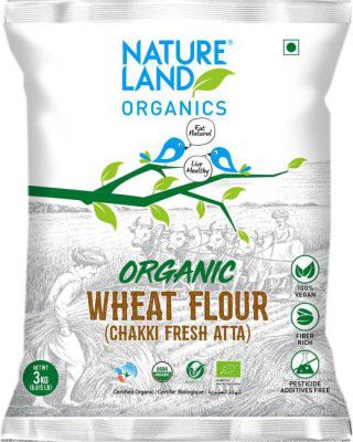 Natureland Organics Organic Wheat Flour (3 kg)