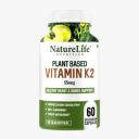Naturelife Organics Plant-Based Vitamin K2 Supplement Supports Stronger Bone & Heart Health - 60 Veg Capsules...