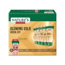 NATURES ESSENCE Glowing Gold Facial Kit, 500g +100ml...
