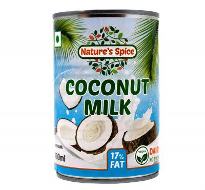 Nature's Spice Pure & Natural Coconut Milk with 17% Fat - 400ml