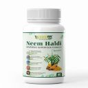 Natureus Neem & Turmeric Capsules | Natural Ayurvedic Antioxidant | Blood Purifier | Control Acne & Pimple | Boost Immunity & Balance Blood Sugar Level - 60 Capsules...