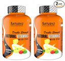 Naturyz Double Strength Natural Vitamin C & Zinc Supplement with Amla Acerola Cherry Citrus Bioflavonoids rich in Antioxidants for Immunity Support & Skincare pack of 2 (120 Vegetarian tablets)...