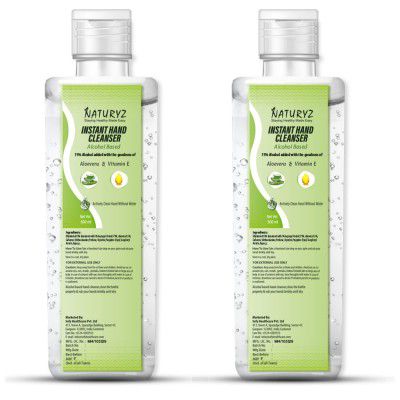 Naturyz Instant Hand Cleanser disinfectant Alcohol Based sanitizer (500 ml pack of 2)