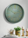 Nautica Luxury Finish Modern Wall Clock (Abs)(3D-Solid Matt-Green)...
