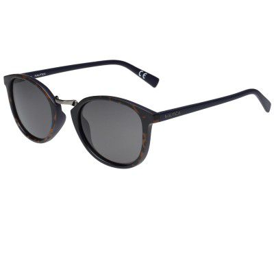 Nautica Men's - Women's Brown Oval Polarized | 100% UV Protection (UV 400) Grey Lens Small Sunglass 3620P 255 51 S