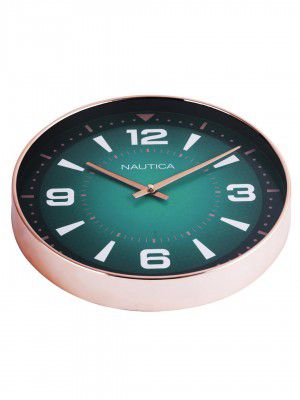 Nautica Modern Wall Clock for Hall with Quartz Silent Sweep Technology | 1pc - 12 Inch(ABS) 