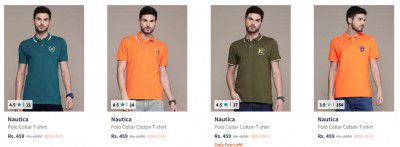 Nautica Polo Tshirts Upto 80% Off
