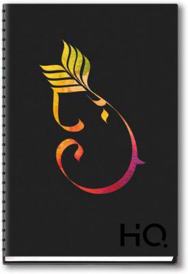 NAVNEET HQ My Notes (A6 Size) - Ganesha Series A6 Notebook Single Ruled 170 Pages  (Black)