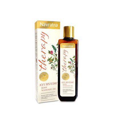 Navratna Therapy Ayurvedic Body Massage Oil - 200ml